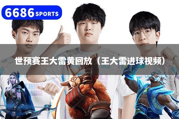 世预赛王大雷黄回放（王大雷进球视频）